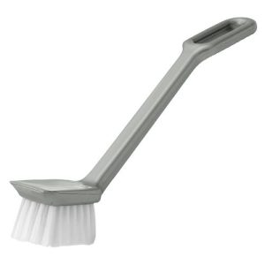 Щетка для посуды пластмассовая "Etna" 23,5см, эргономичная ручка, серый, Idiland