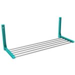 Сушилка д/белья настенная 83х30см суш полотно 5м бирюза/серый