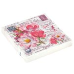 Салфетки бумажные декоративные 33*33, 3сл, 20шт Bouquet Home Collection Classic "Открытка с магнолиями"
