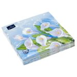Салфетки Art Bouquet 33*33, 3хсл, 20л. "Белые лилии"