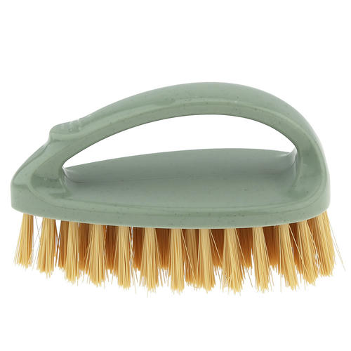 Щетка-утюжок пластмассовая 12,5х6,5х7см, эргономичная ручка, зеленый флэк, Idiland — изображение 2