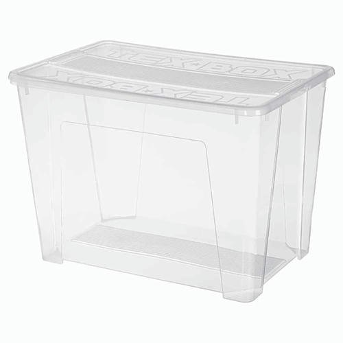 Ящик универсальный "Tex-Box" 70л 575х380х405мм (бесцветный) пластик Econova