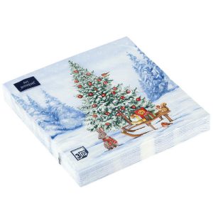 Салфетки Art Bouquet 33*33, 3хсл, 20л. "Лесная красавица"