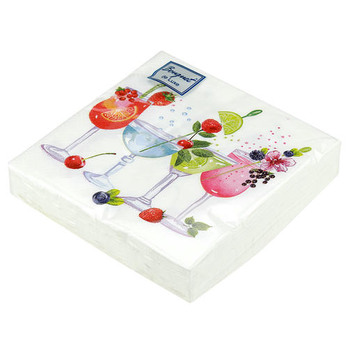 Салф. Bouquet de Luxe 24х24 3 слоя 25л "Коктейль" — изображение 2