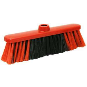 Щетка для пола "Люкс" 6х28см, ворс 8см, красный