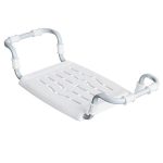 Сиденье мет/пласт д/ванны 35х29см "Комфорт" белый раздвижн каркас 65-70х16см max нагр 100кг