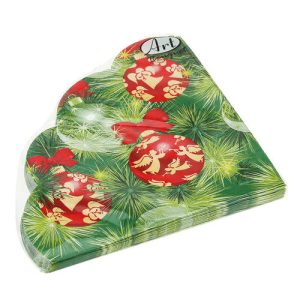 Салфетки Ф32см, 3 слоя, 12л Art Bouquet Rondo "Украшения на новогоднюю ель"