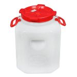 Канистра-бочка полиэтиленовая 40л, 30х30х54см, горл 21,5см, навесные ручки