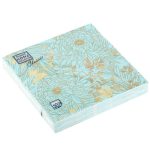 Салфетки 33*33, 3сл, 20шт Bouquet Home Collection Classic "Золотые цветы Тиффани"