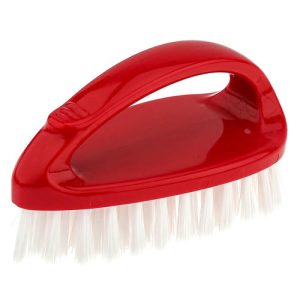 Щетка-утюжок пластмассовая "Rimo" 12,5х6,5х7см, эргономичная ручка, красный, Idiland
