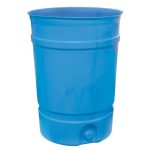 Бочка-бак пластмассовый 200л, д64см, h90см, цвета микс