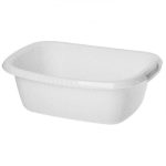 Таз пластмассовый овальный "Водолей" 32л, 44,5х60х22см, мраморный