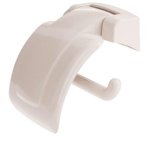 Держатель для туалетной бумаги пластмассовый 16х115х5,5см, бежевый, (без крепежей)