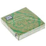 Салф. Bouquet de Luxe 24х24 3 слоя 25л "royal (золото) на зеленом"