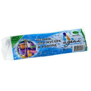 Мешки для мусора в рулоне "Идеал" 60л, 25шт, 60х70см, 10 мкм