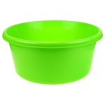 Таз пластмассовый 6л, д29см, h13см, ярко-зеленый