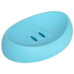 Мыльница настольная пластмассовая "Камея" 14х9,8х3,4см, цвета микс