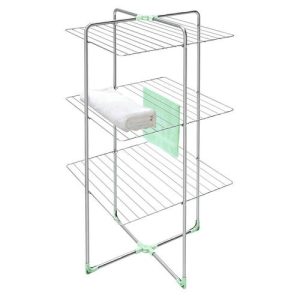 Сушилка д/белья напольная 30м "Ника" 70х70х131см складная/вертикальная серый окраш/эм