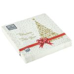 Салфетки Art Bouquet 33*33, 3хсл, 20л. "Подарок красная лента NEW"