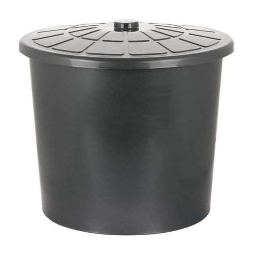 Бак для мусора пластмассовый 75л, д58см, h50см, с крышкой