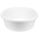 Таз пластмассовый 14л, д40,5см, h15см, белый