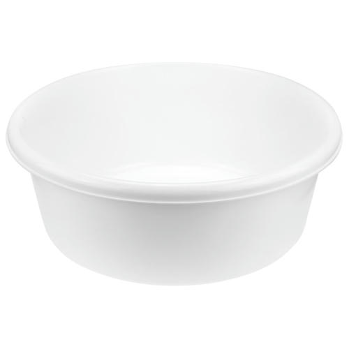 Таз пластмассовый 14л, д40,5см, h15см, белый