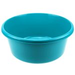Таз пластмассовый 8л, д32см, h14см, бирюзовый