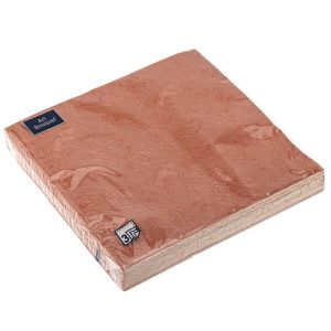 Салфетки Art Bouquet 33*33, 3хсл, 16шт. Барокко Бронзовый