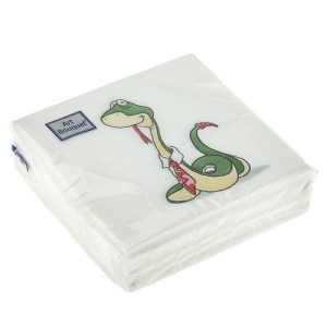 Салф. Art Bouquet 20х20 2 слоя 30л "Удавчик в галстуке"