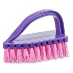 Щетка хозяйственная пластмассовая "Утюжок-120" 12х5,2см, длина ворса 2,8см, цвета микс