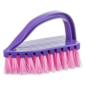 Щетка хозяйственная пластмассовая "Утюжок-120" 12х5,2см, длина ворса 2,8см, цвета микс