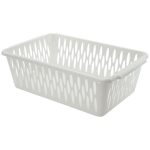 Keeplex Корзина для хранения пластмассовая "M" 30х19,5х9,5см, бежевый топаз