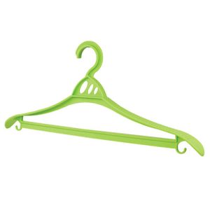 Вешалка-плечики пластмассовая р48-50, 43х3х18см, цвета в ассортименте
