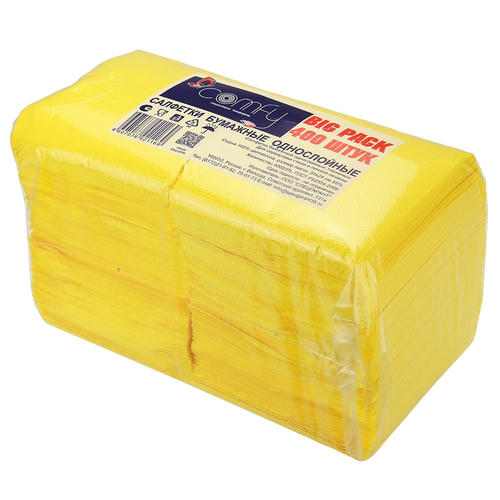 Салфетка Comfy БигПак интенсив 400 л. 24х24см желтый — изображение 2