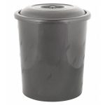 Бак-контейнер для мусора пластмассовый 40л, д40см, h47см, с крышкой