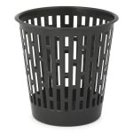 Корзина для мусора пластмассовая "Эконом" 9л, д26,5см, h26,2см, черный