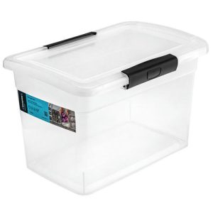 Ящик для хранения Keeplex Vision с защелками 11л 35х23,5х22,2см прозрачный кристалл