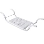 Сиденье мет/пласт д/ванны 35х29см "Комфорт" белый каркас 69х16см max нагр 80кг