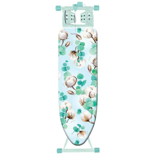 Гладильная доска "Haushalt P" ткань/пластик 122х40см Haushalt cotton flowers эл/удлин 1,9м — изображение 2