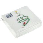 Салф. Art Bouquet 20х20 2 слоя 30л "Новогодняя змейка"