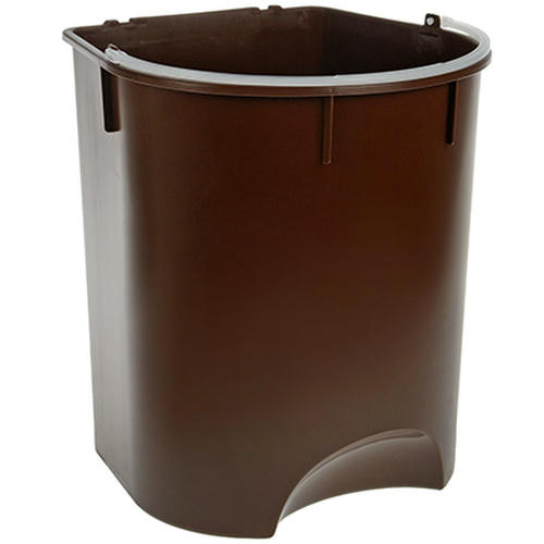 Ведро пл д/мус 7л с педалью д22см, h29см беж-мрамор внутр/ведро — изображение 2