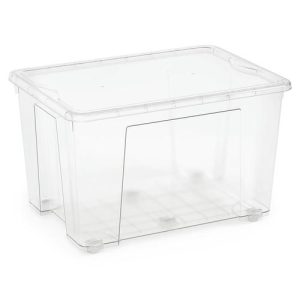 Контейнер для хранения пластмассовый универсальный 60,0л, 59х42х36см, с крышкой