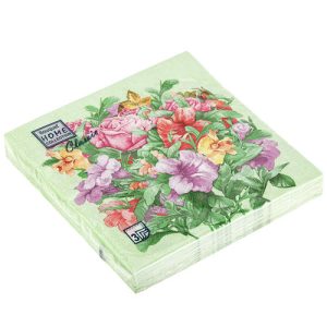 Салфетки 33*33, 3сл, 20шт Bouquet Home Collection Classic "Праздничный букет"