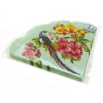 Салфетки Ф32см, 3 слоя, 12л Art Bouquet Rondo "Райский сад"