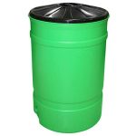 Бочка-бак пластмассовый 200л, д70см, h100см, с крышкой