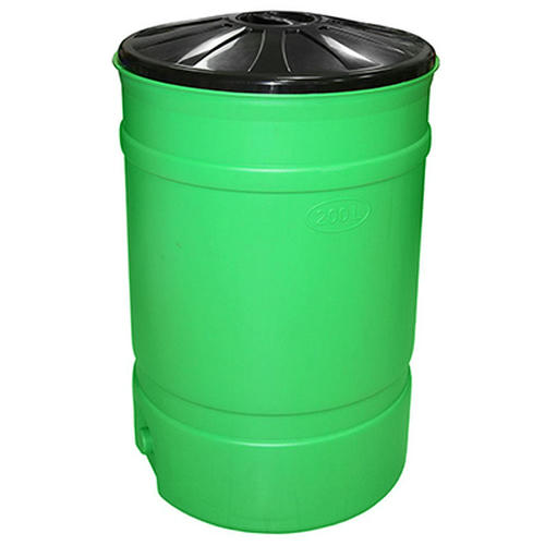 Бочка-бак пластмассовый 200л, д70см, h100см, с крышкой