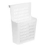 Корзина подвесная на дверь пластмассовая 25х13х37см, белый