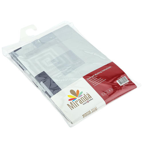 Miranda Штора для ванной тканевая 180х200см "Ликия, серый", 100% п/э — изображение 2