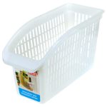 Контейнер хозяйственный для хранения пластмассовый 17х29х13см, для кухонного шкафа, белый
