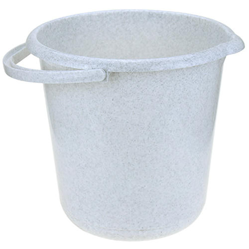 Ведро пластмассовое 5л, д22см, h23см, мраморный